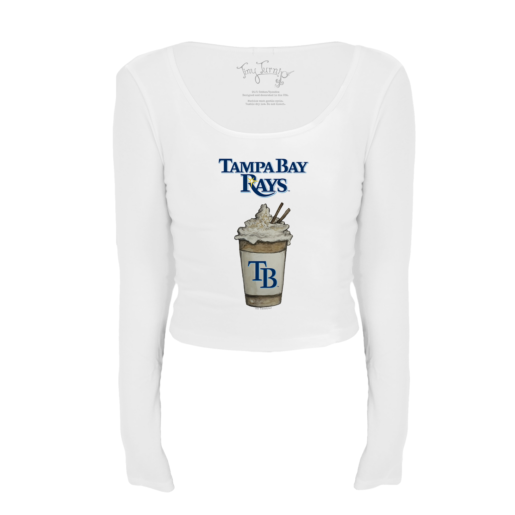Tampa Bay Rays Latte Women's Lucy Long Sleeve