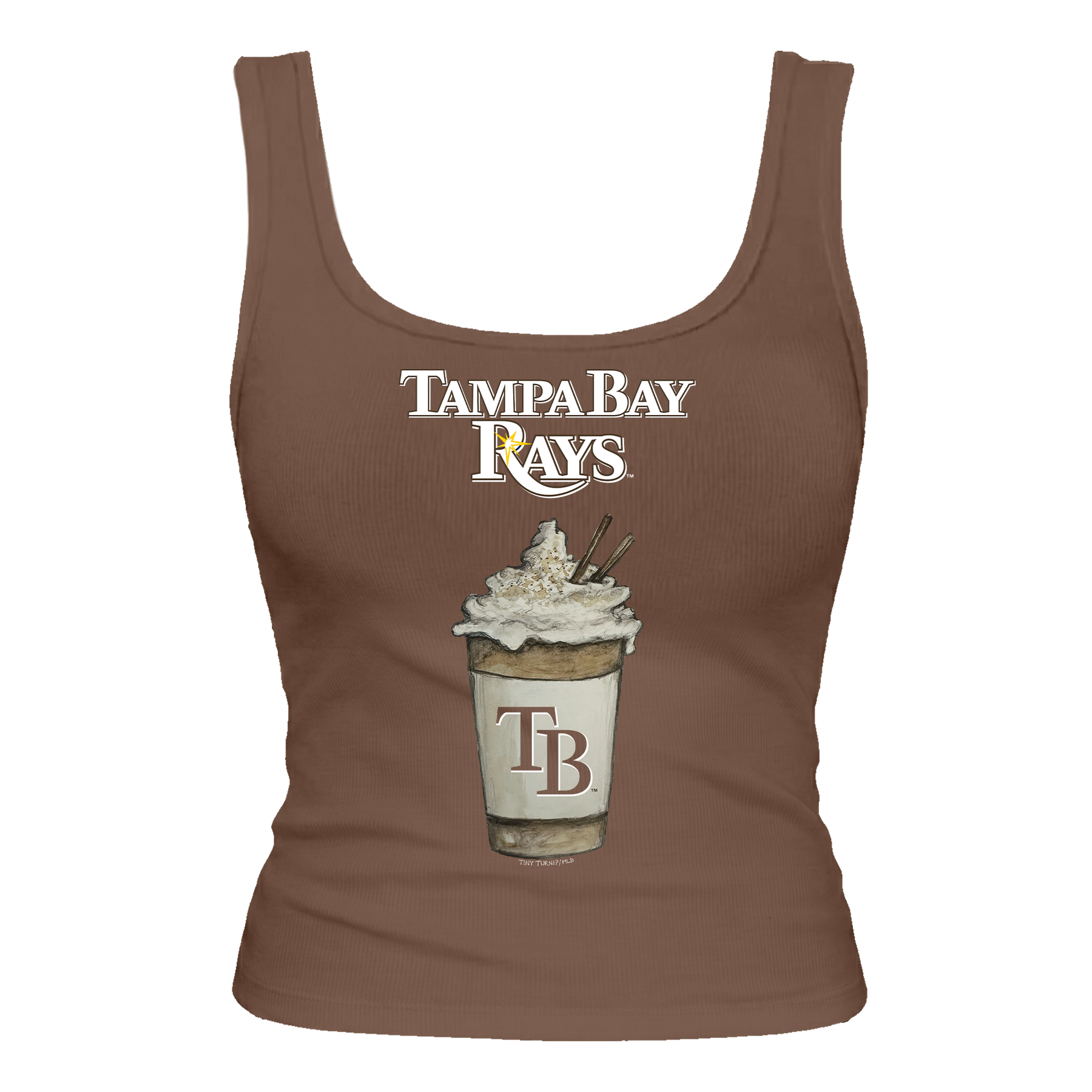 Tampa Bay Rays Latte Emmy Tank