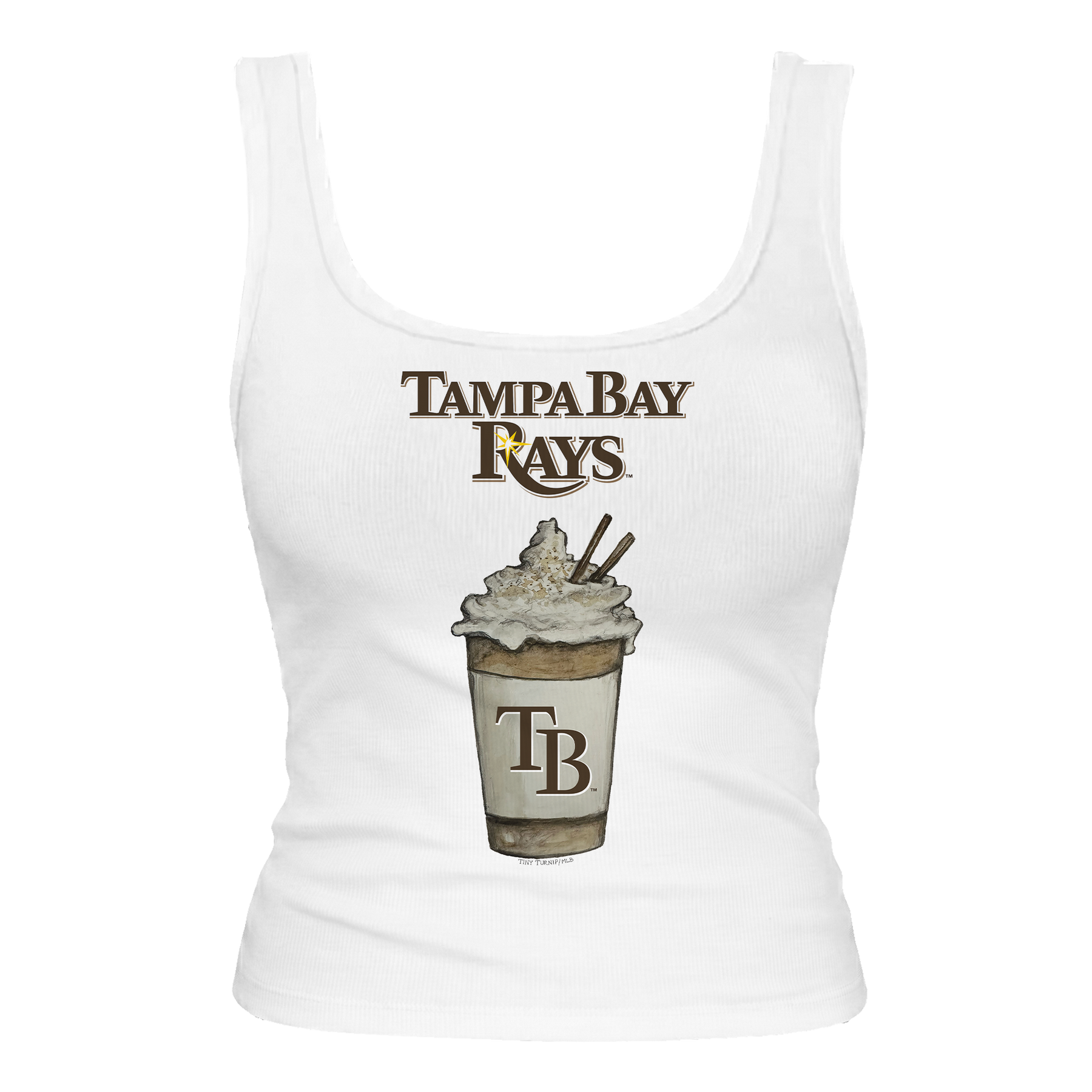Tampa Bay Rays Latte Emmy Tank