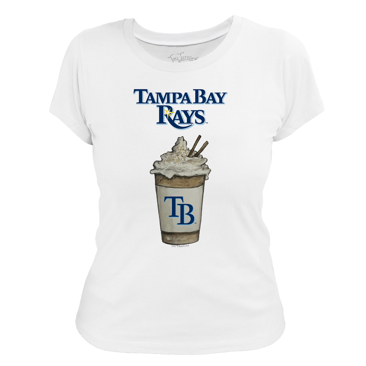 Tampa Bay Rays Latte Women's Tee Shirt