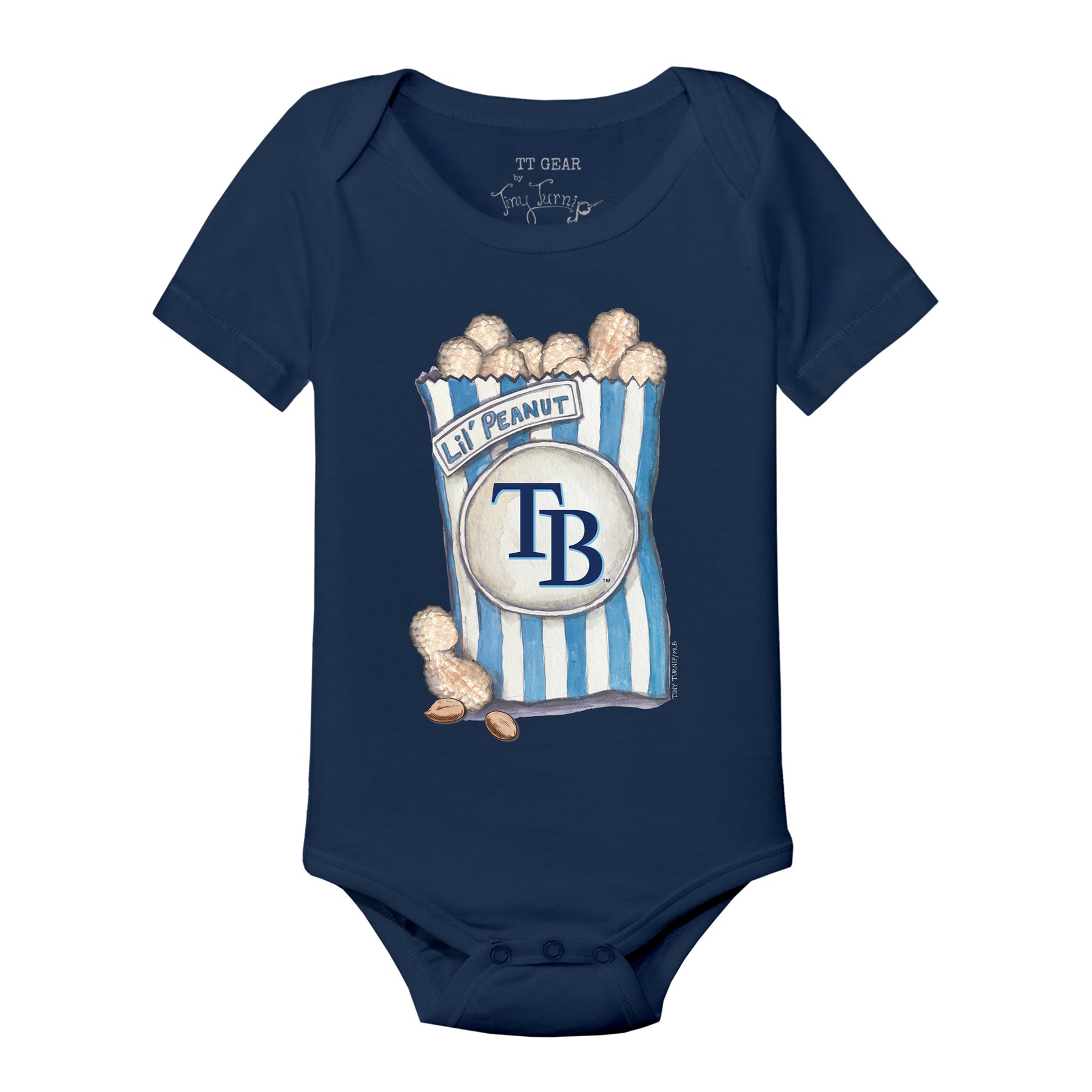 Tampa Bay Rays Lil' Peanut Short Sleeve Snapper