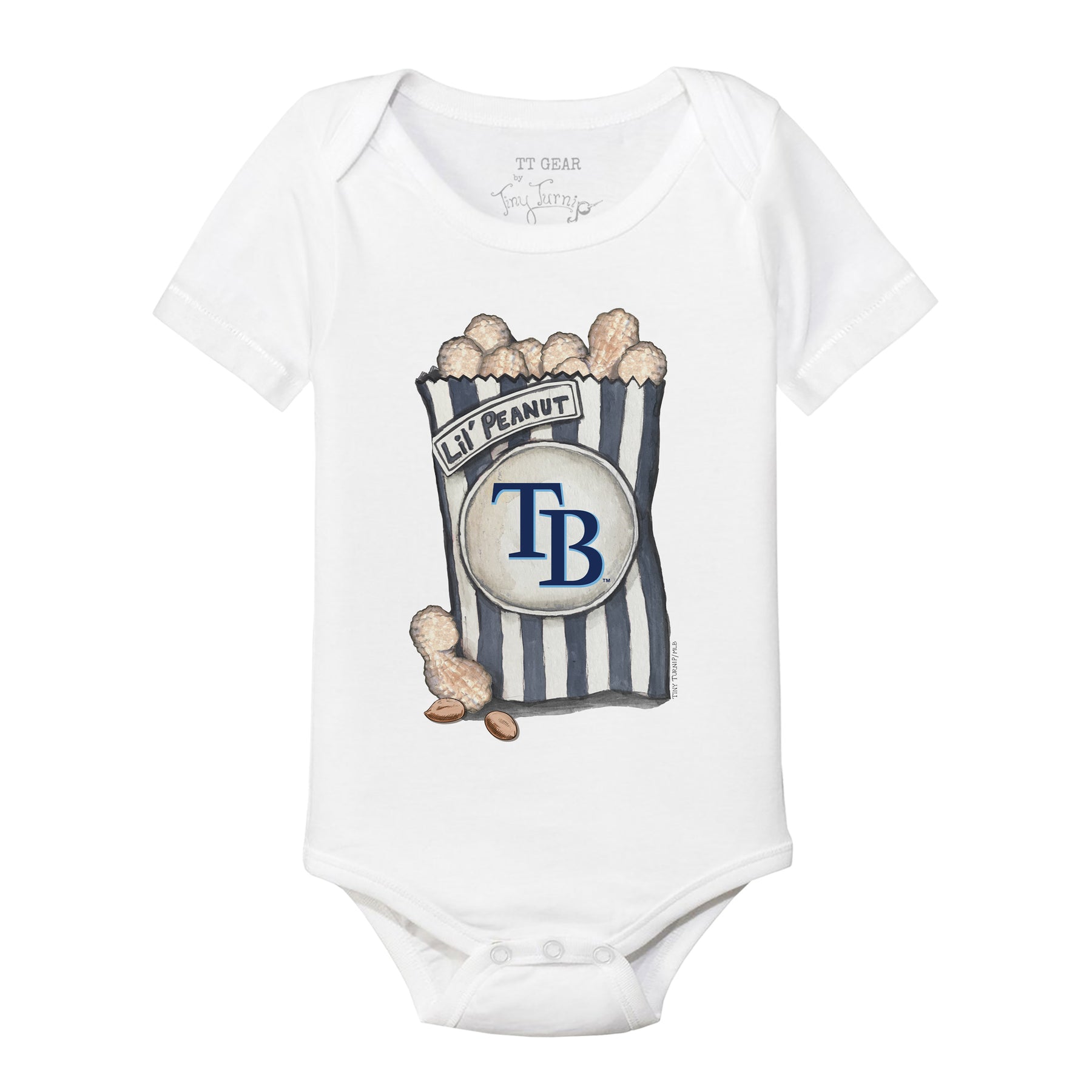 Tampa Bay Rays Lil' Peanut Short Sleeve Snapper