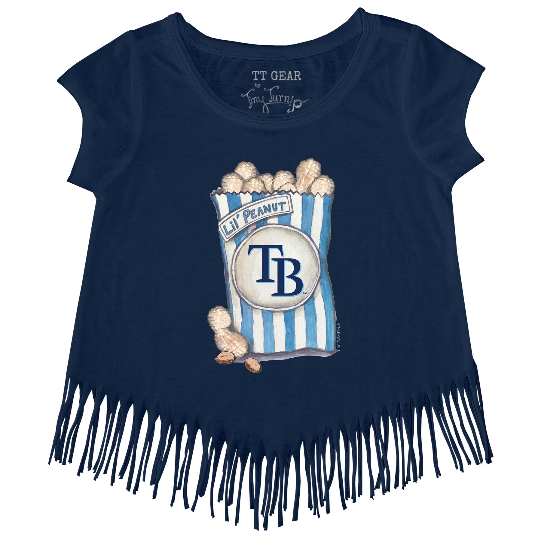 Tampa Bay Rays Lil' Peanut Fringe Tee