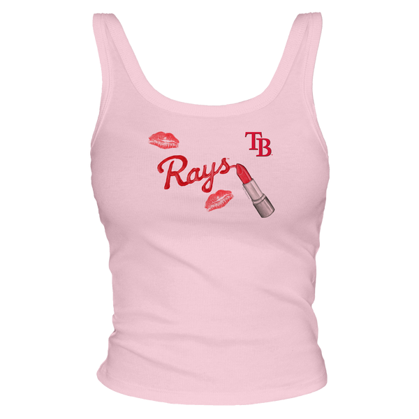 Tampa Bay Rays Lipstick OG Ribbed Tank - Tiny Turnip