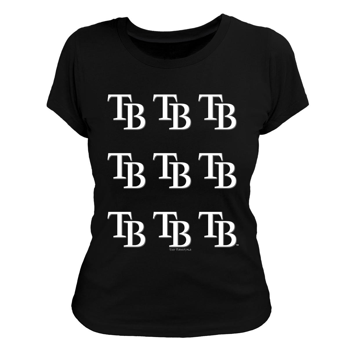 Tampa Bay Rays Logo Grid Tee Shirt