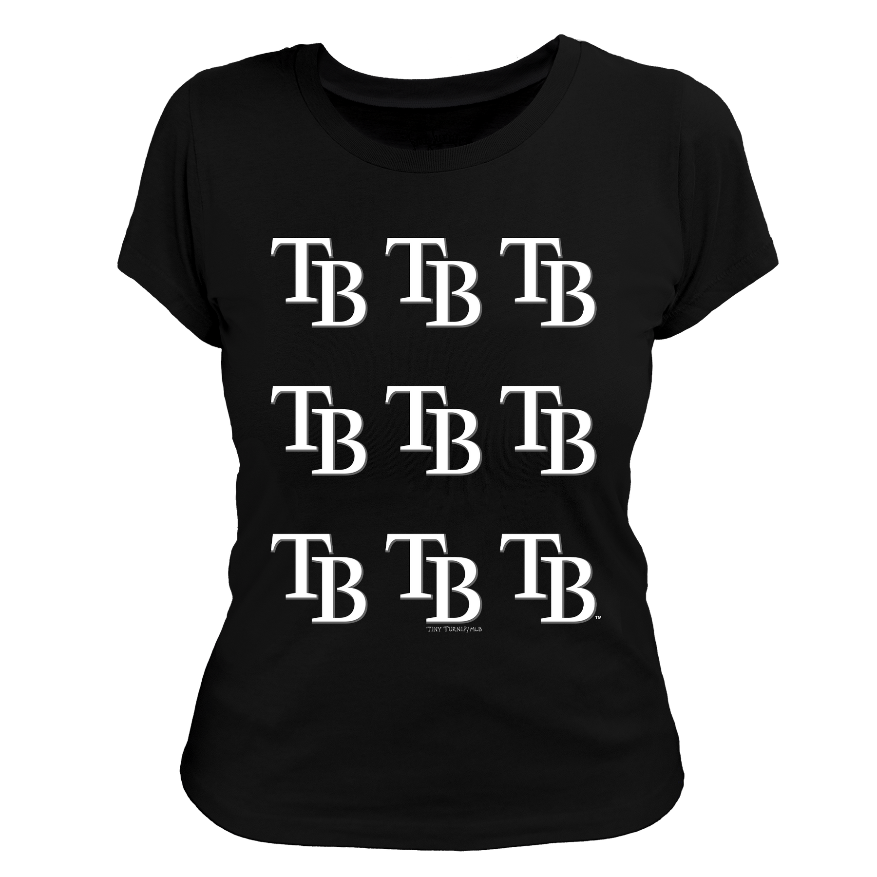 Tampa Bay Rays Logo Grid Tee Shirt - Tiny Turnip