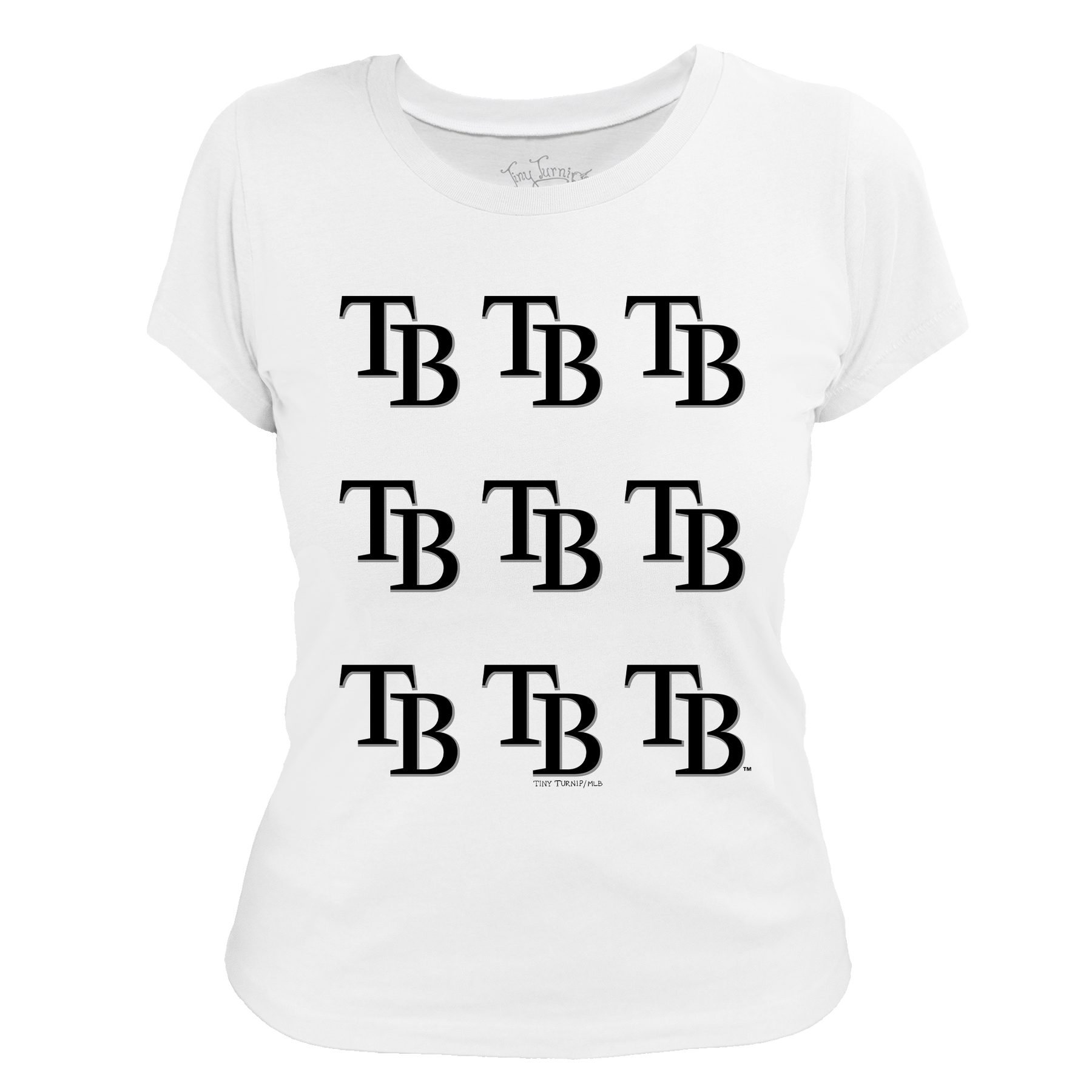 Tampa Bay Rays Logo Grid Tee Shirt - Tiny Turnip