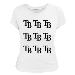 Tampa Bay Rays Logo Grid Tee Shirt - Tiny Turnip