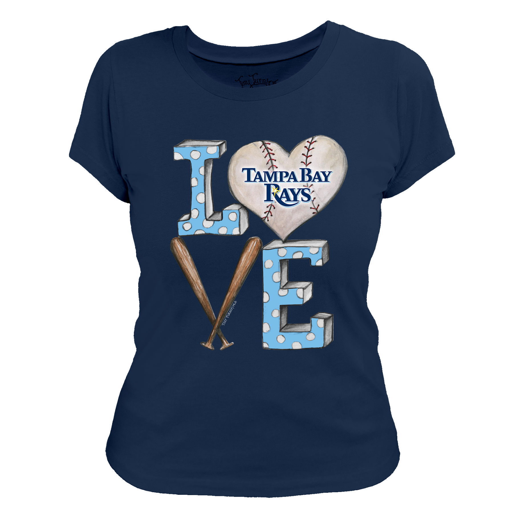 Tampa Bay Rays Baseball LOVE Tee Shirt