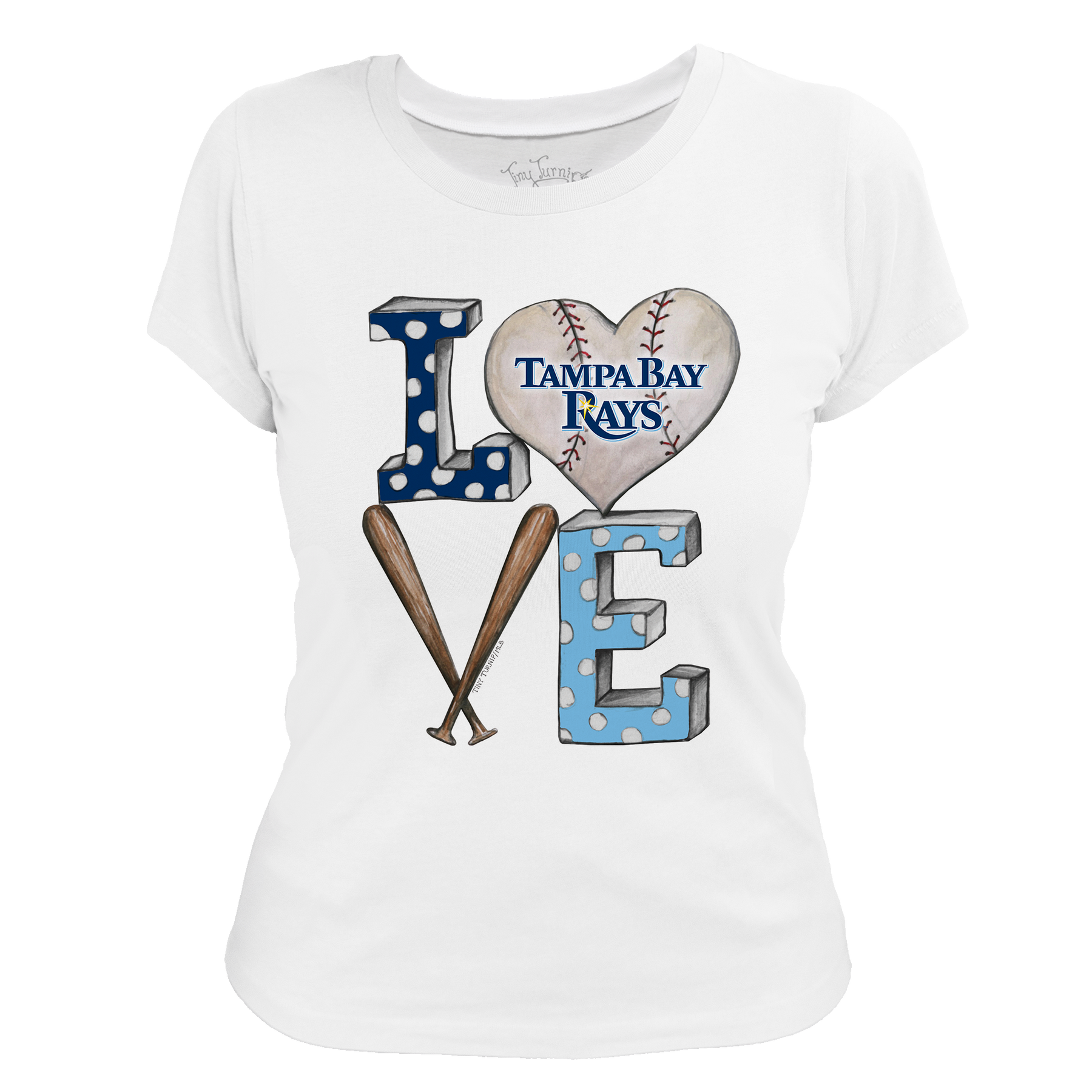 Tampa Bay Rays Baseball LOVE Tee Shirt