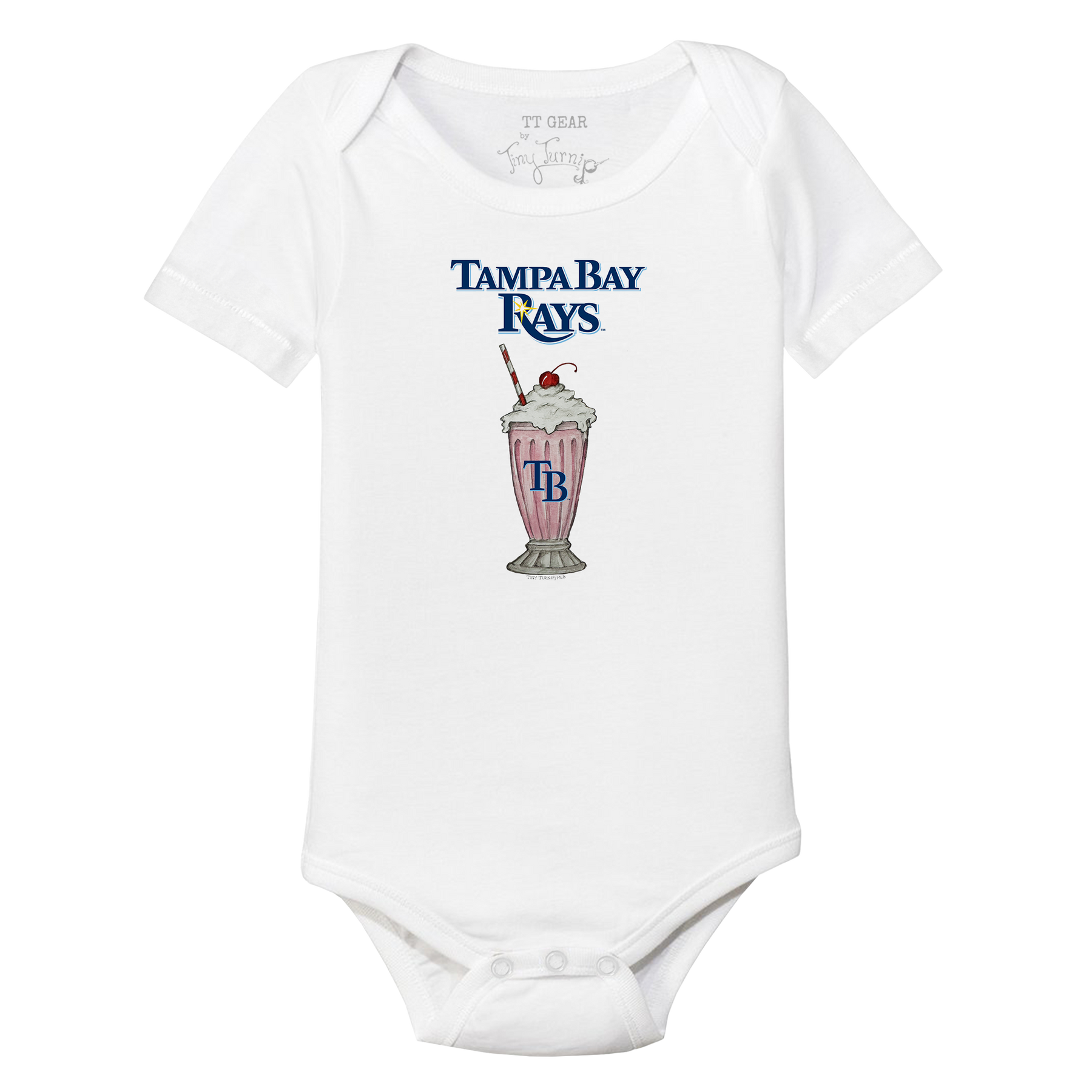Tampa Bay Rays Milkshake Short Sleeve Snapper