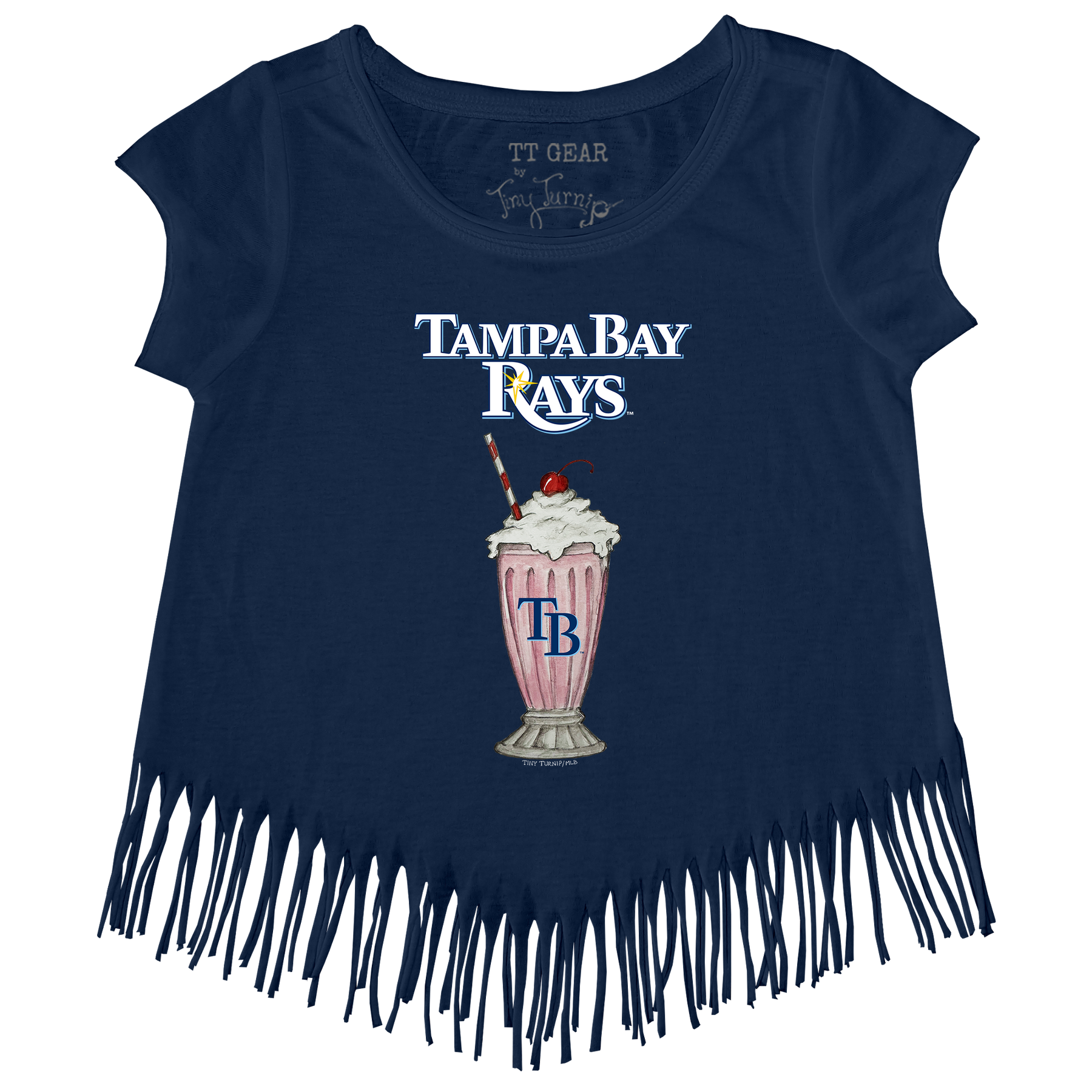 Tampa Bay Rays Milkshake Fringe Tee