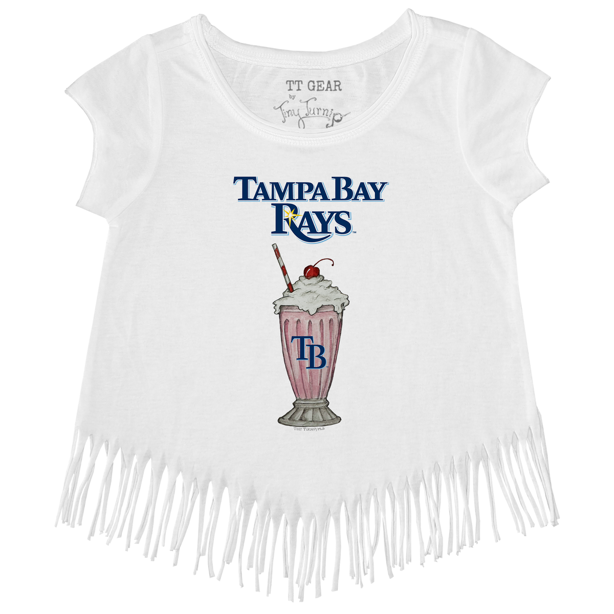 Tampa Bay Rays Milkshake Fringe Tee