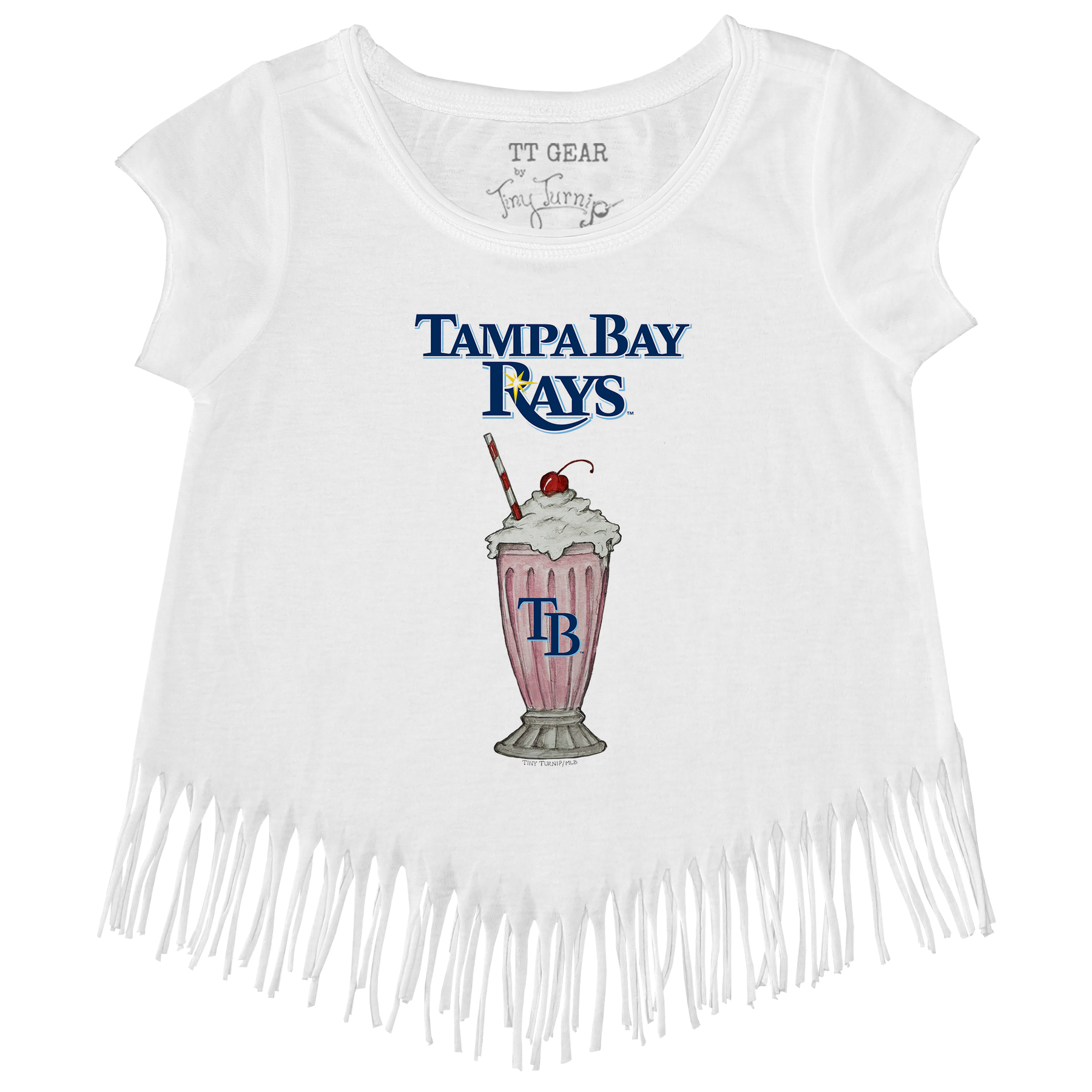 Tampa Bay Rays Milkshake Fringe Tee