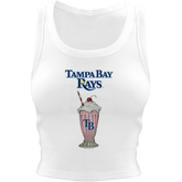 Tampa Bay Rays Milkshake Crop Tank