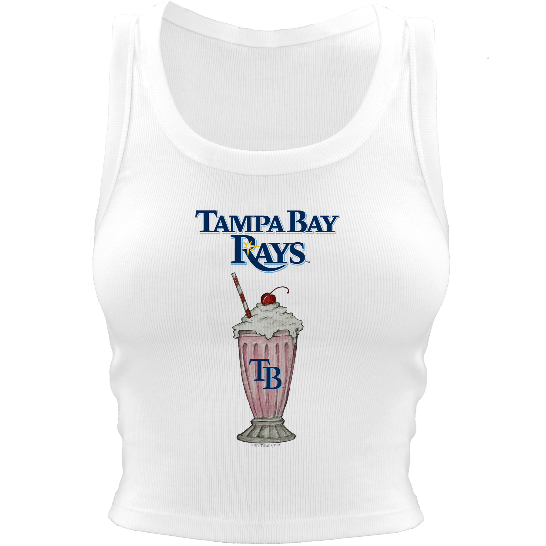 Tampa Bay Rays Milkshake Crop Tank