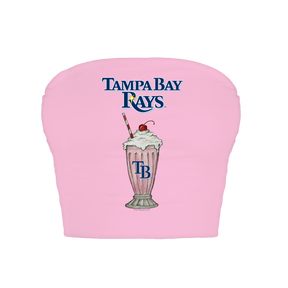 Tampa Bay Rays Milkshake Crop Tube Top
