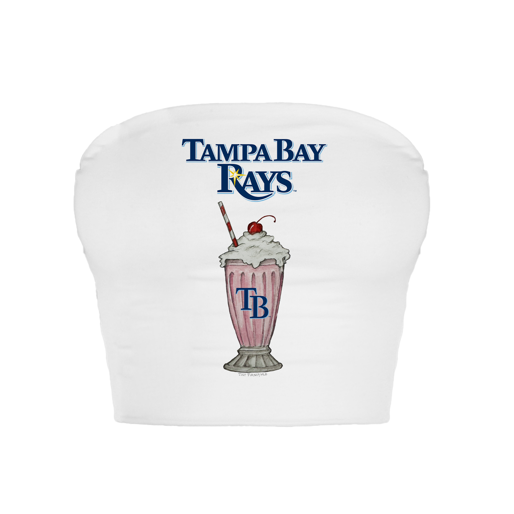 Tampa Bay Rays Milkshake Crop Tube Top