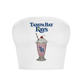 Tampa Bay Rays Milkshake Crop Tube Top