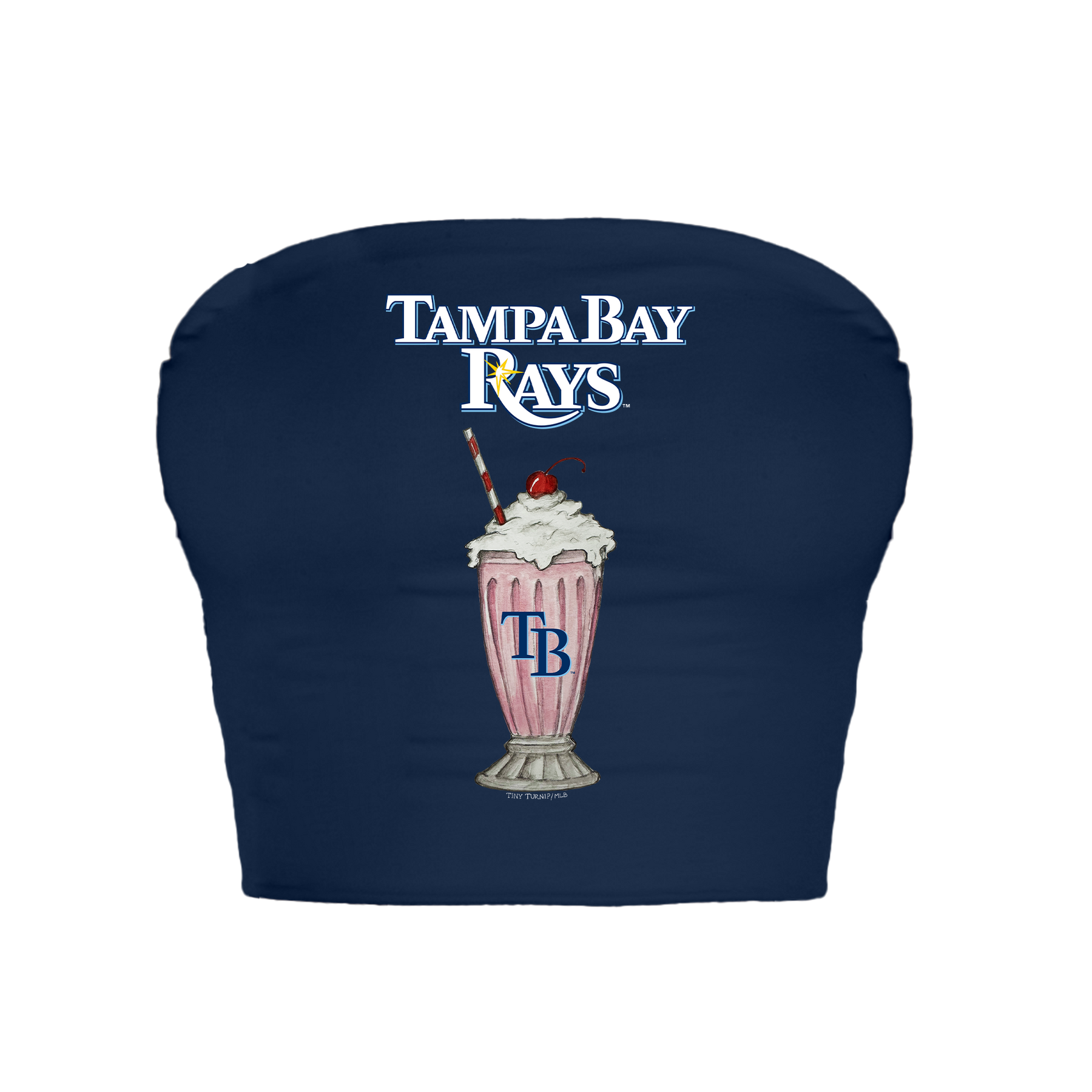 Tampa Bay Rays Milkshake Crop Tube Top
