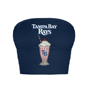 Tampa Bay Rays Milkshake Crop Tube Top