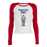 Tampa Bay Rays Milkshake Roxy Raglan Long Sleeve