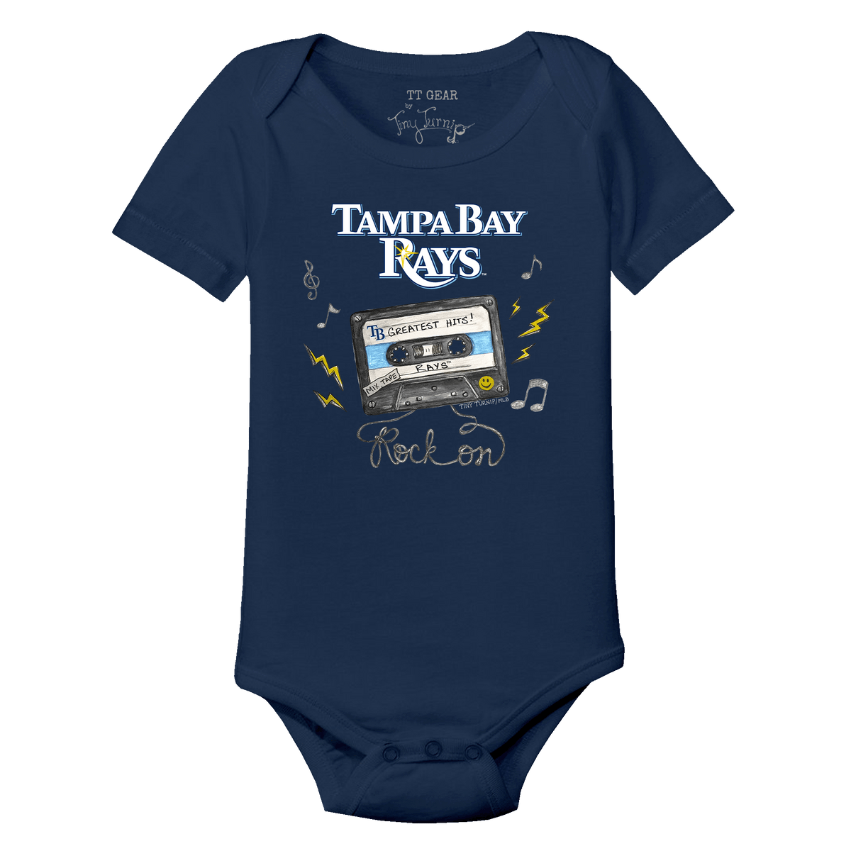 Tampa Bay Rays Mixtape Short Sleeve Snapper