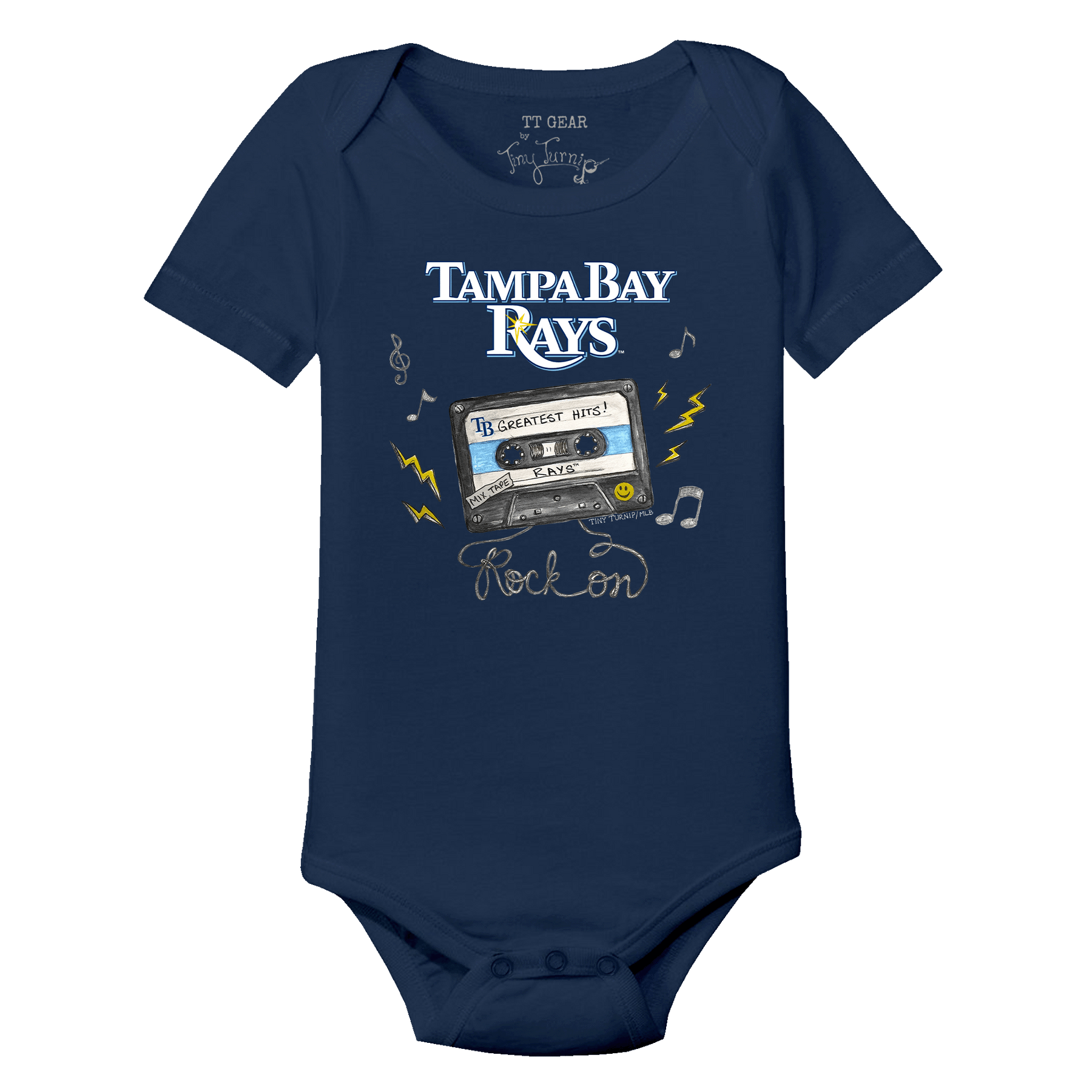 Tampa Bay Rays Mixtape Short Sleeve Snapper