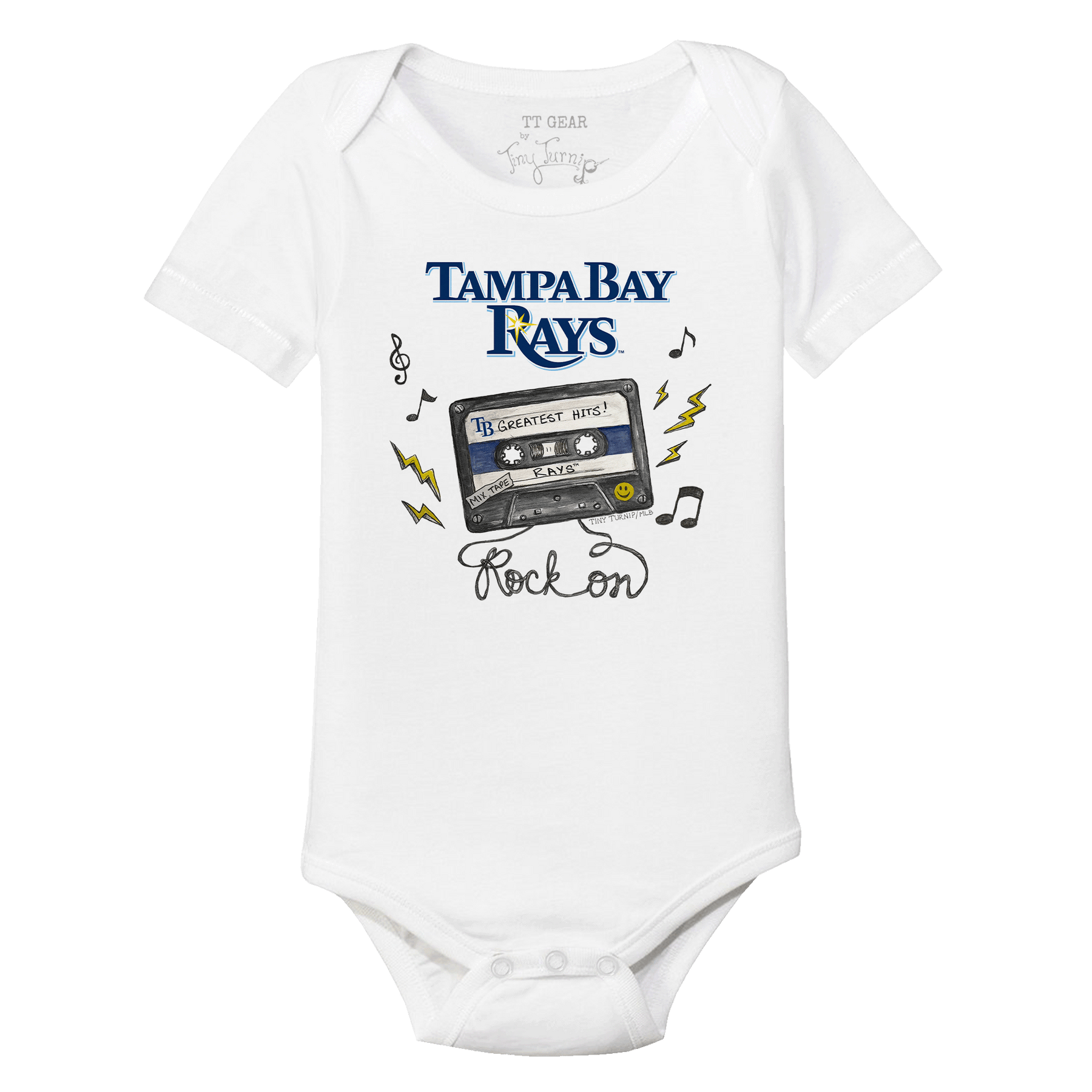 Tampa Bay Rays Mixtape Short Sleeve Snapper