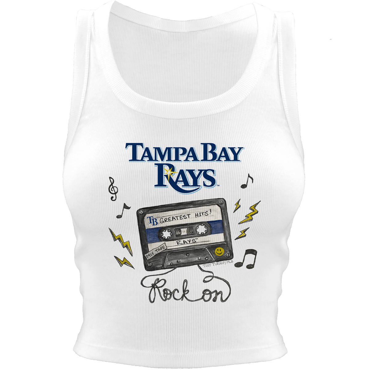 Tampa Bay Rays Mixtape Crop Tank