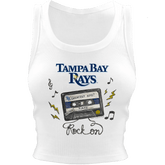Tampa Bay Rays Mixtape Crop Tank