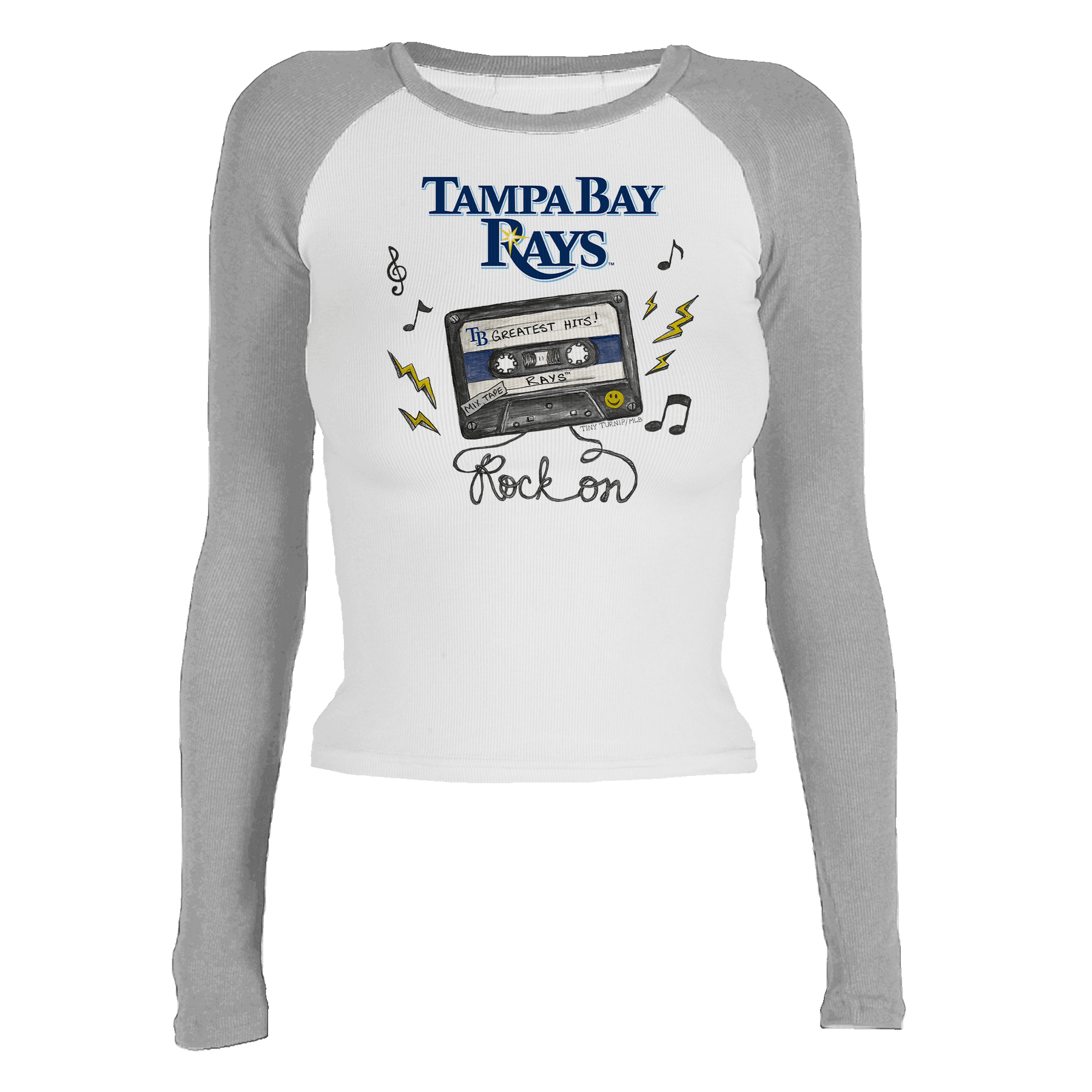 Tampa Bay Rays Mixtape Roxy Raglan Long Sleeve