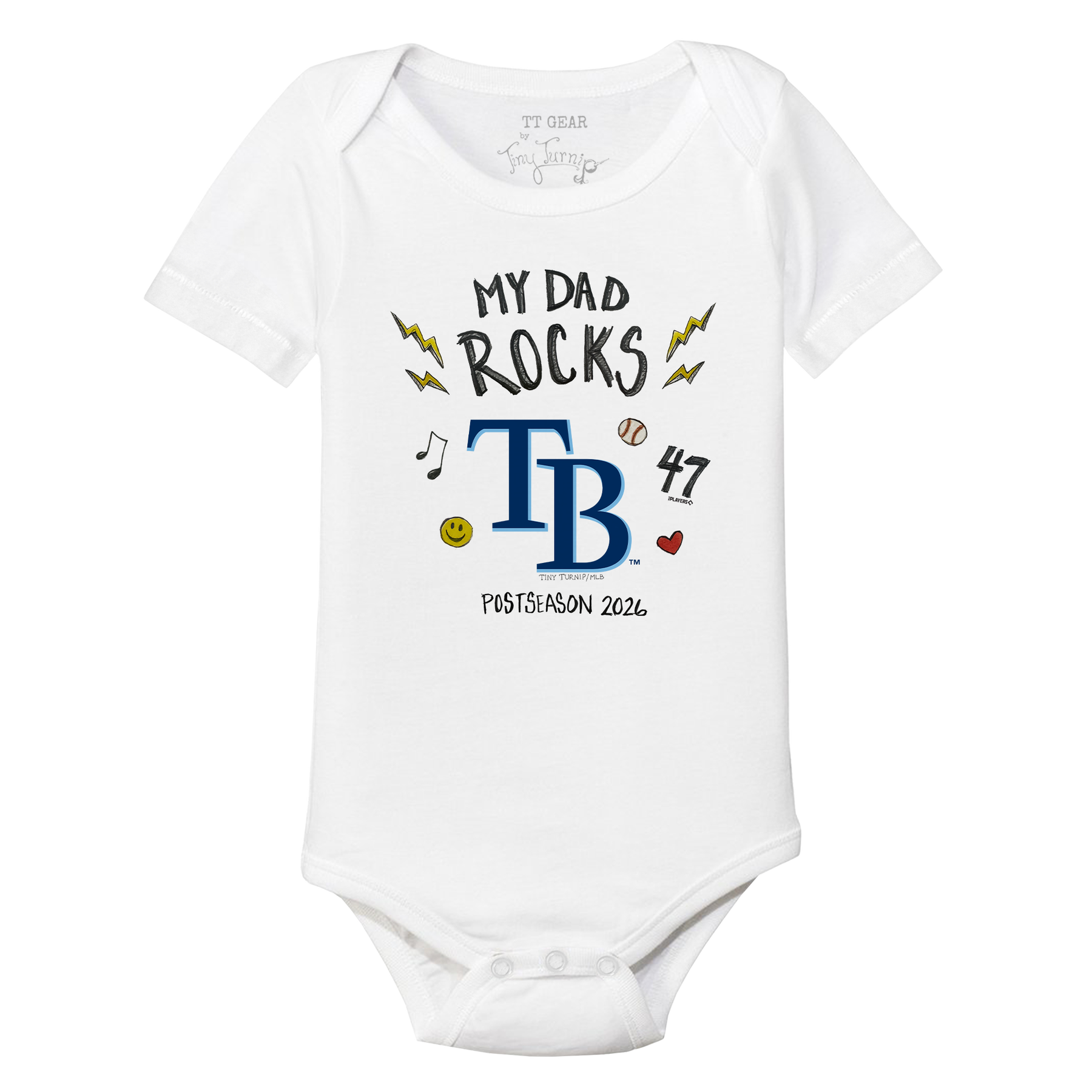 VIP Tampa Bay Rays Postseason '26 Short Sleeve Snapper - Tiny Turnip