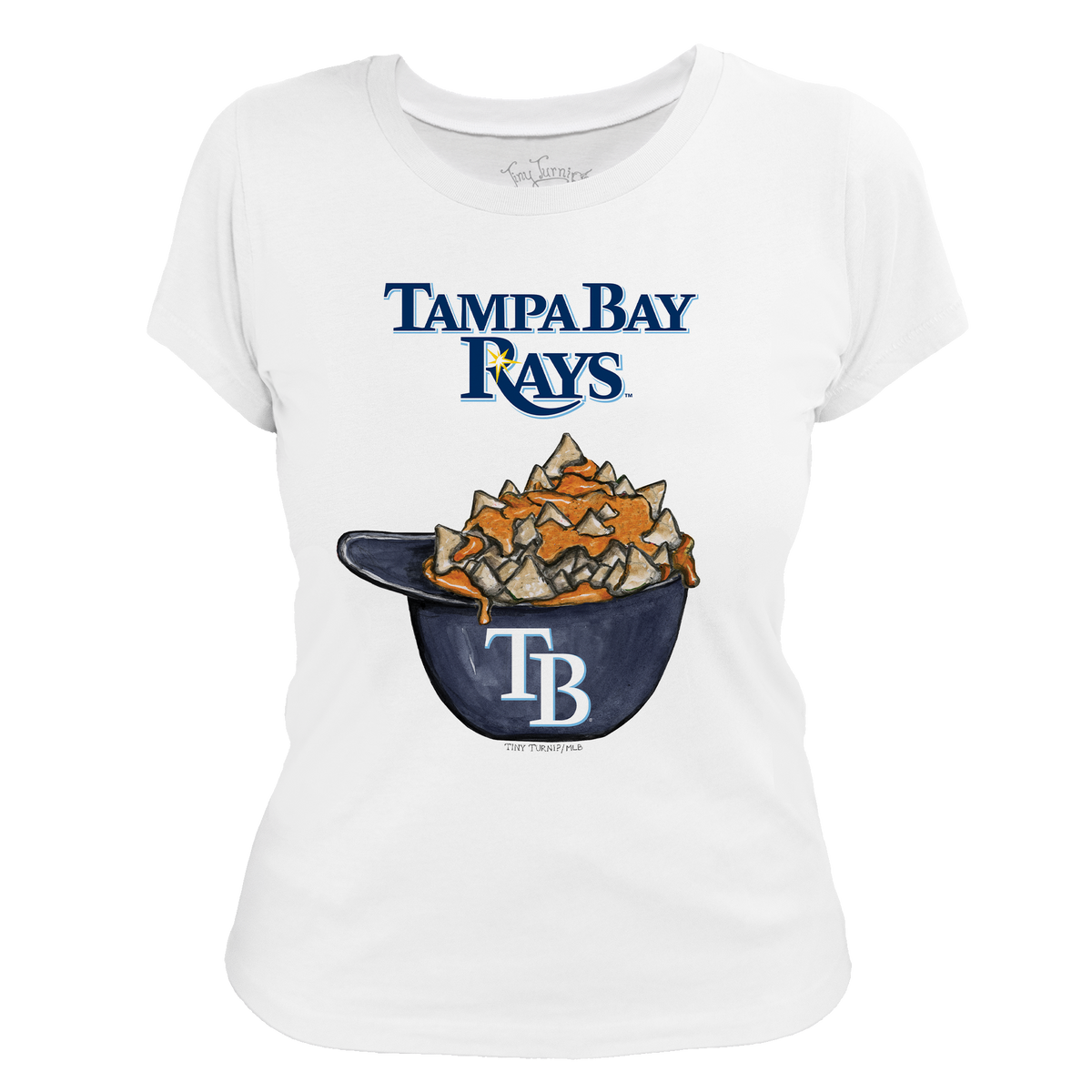 Tampa Bay Rays Nacho Helmet Tee Shirt
