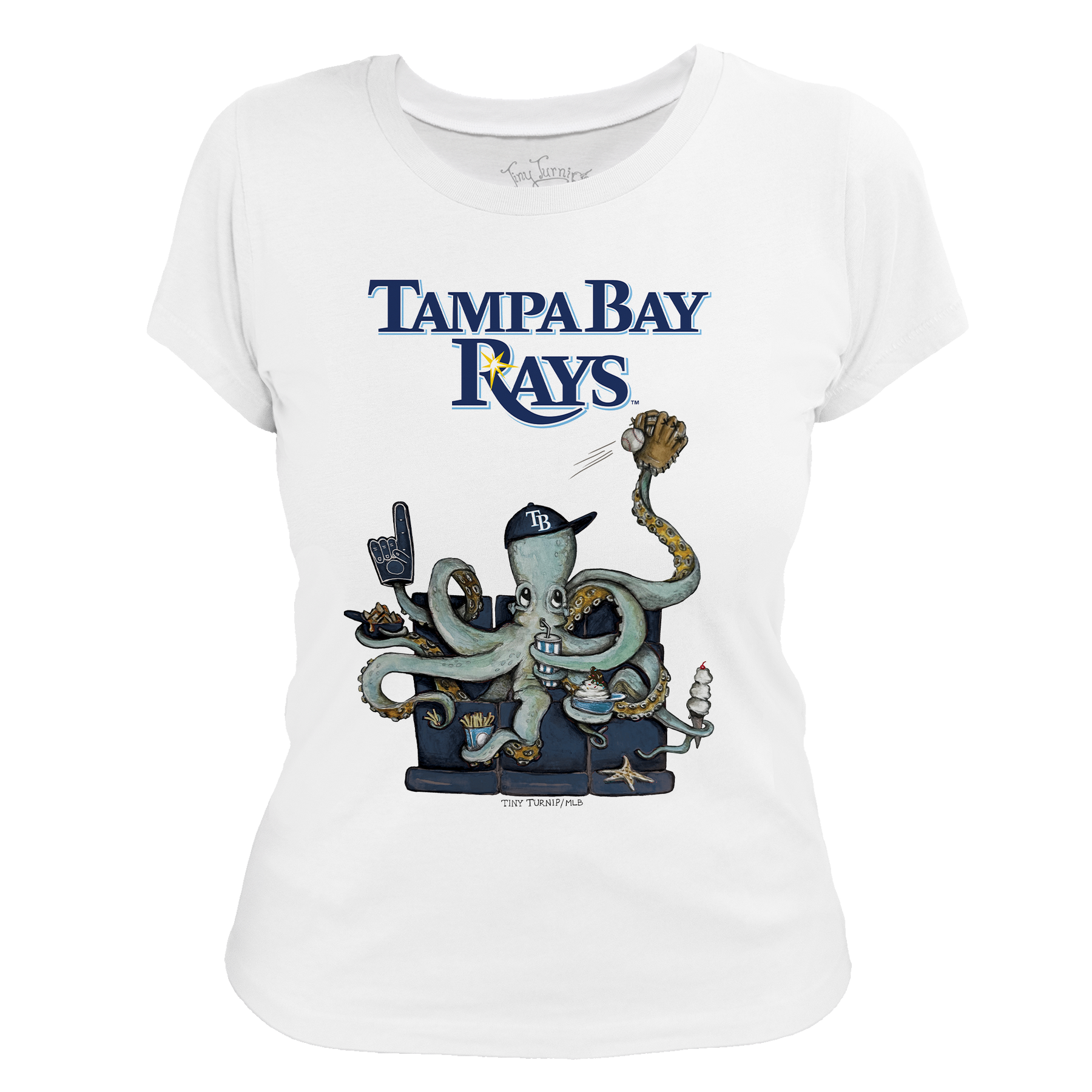 Tampa Bay Rays Octopus Tee Shirt