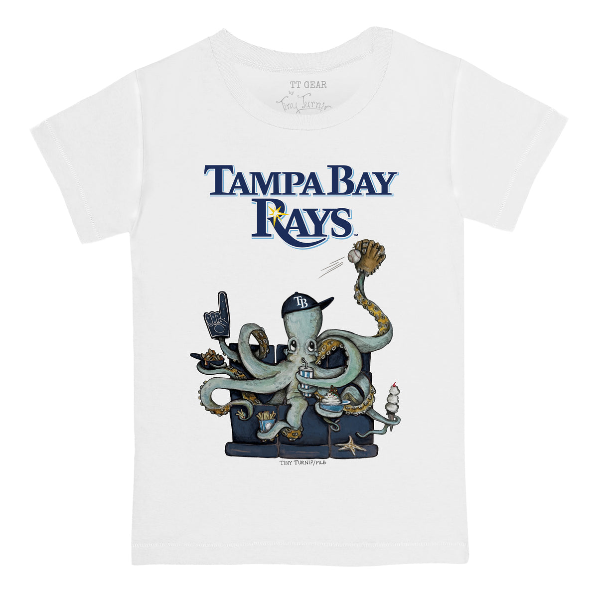 Tampa Bay Rays Octopus Tee Shirt