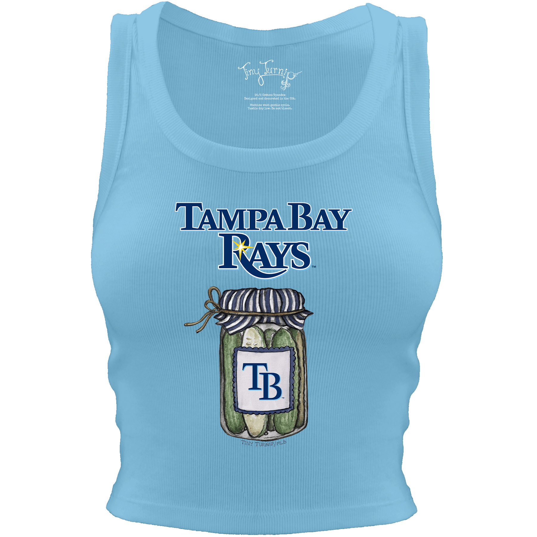 Tampa Bay Rays Pickle Jar Crop Tank