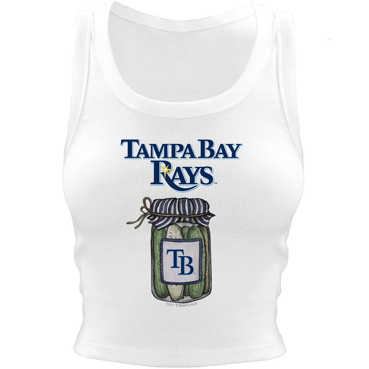 Tampa Bay Rays Pickle Jar Crop Tank
