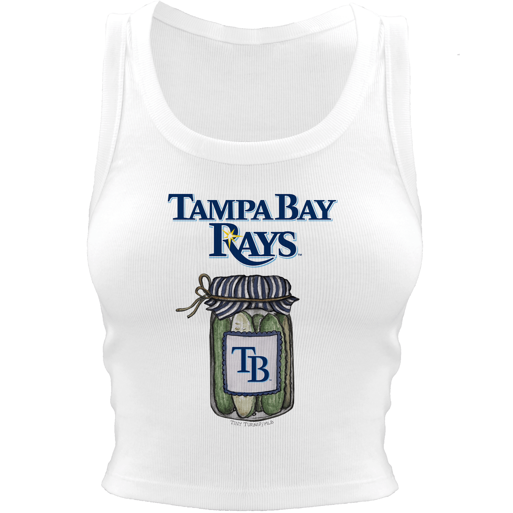 Tampa Bay Rays Pickle Jar Crop Tank
