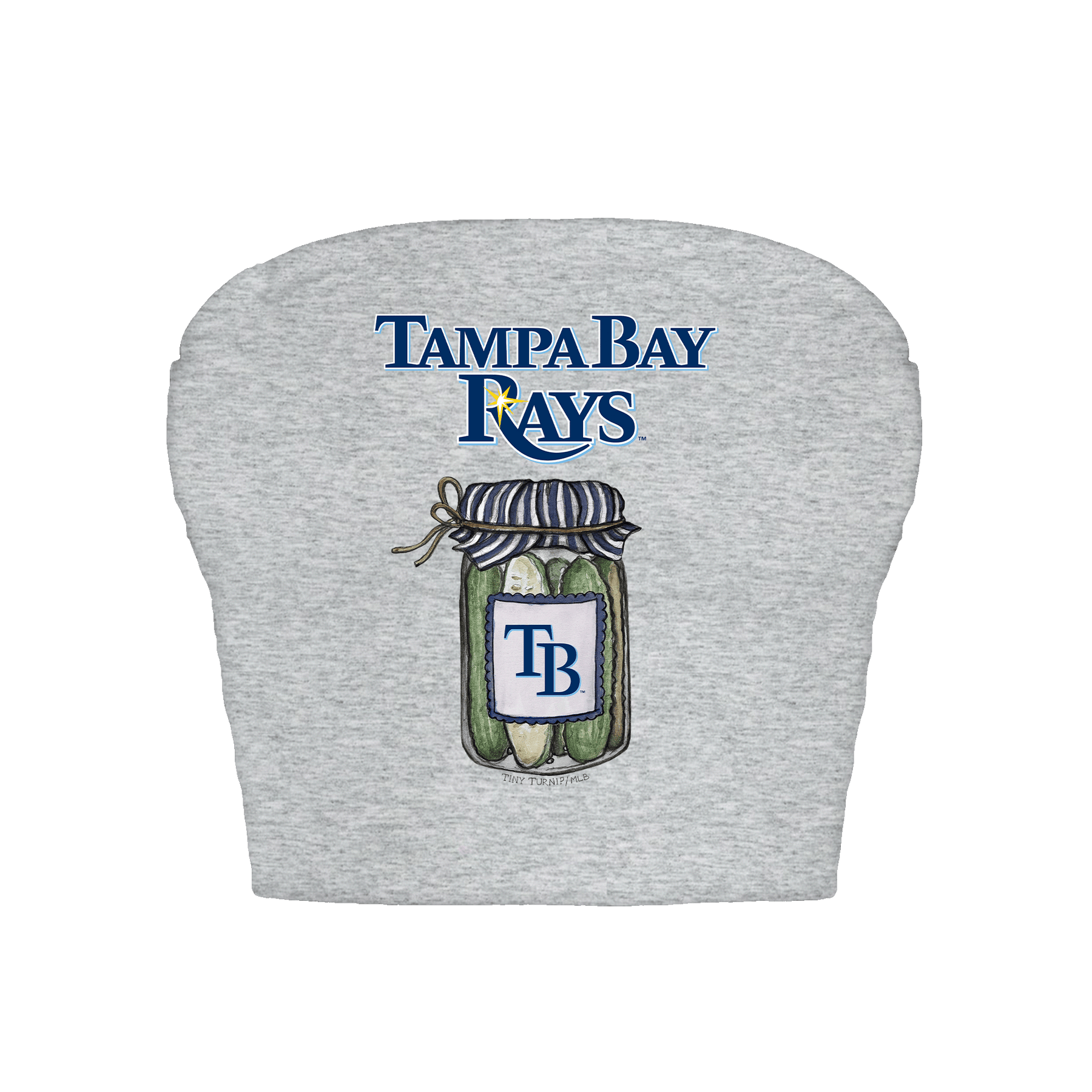 Tampa Bay Rays Pickle Jar Crop Tube Top