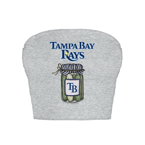 Tampa Bay Rays Pickle Jar Crop Tube Top