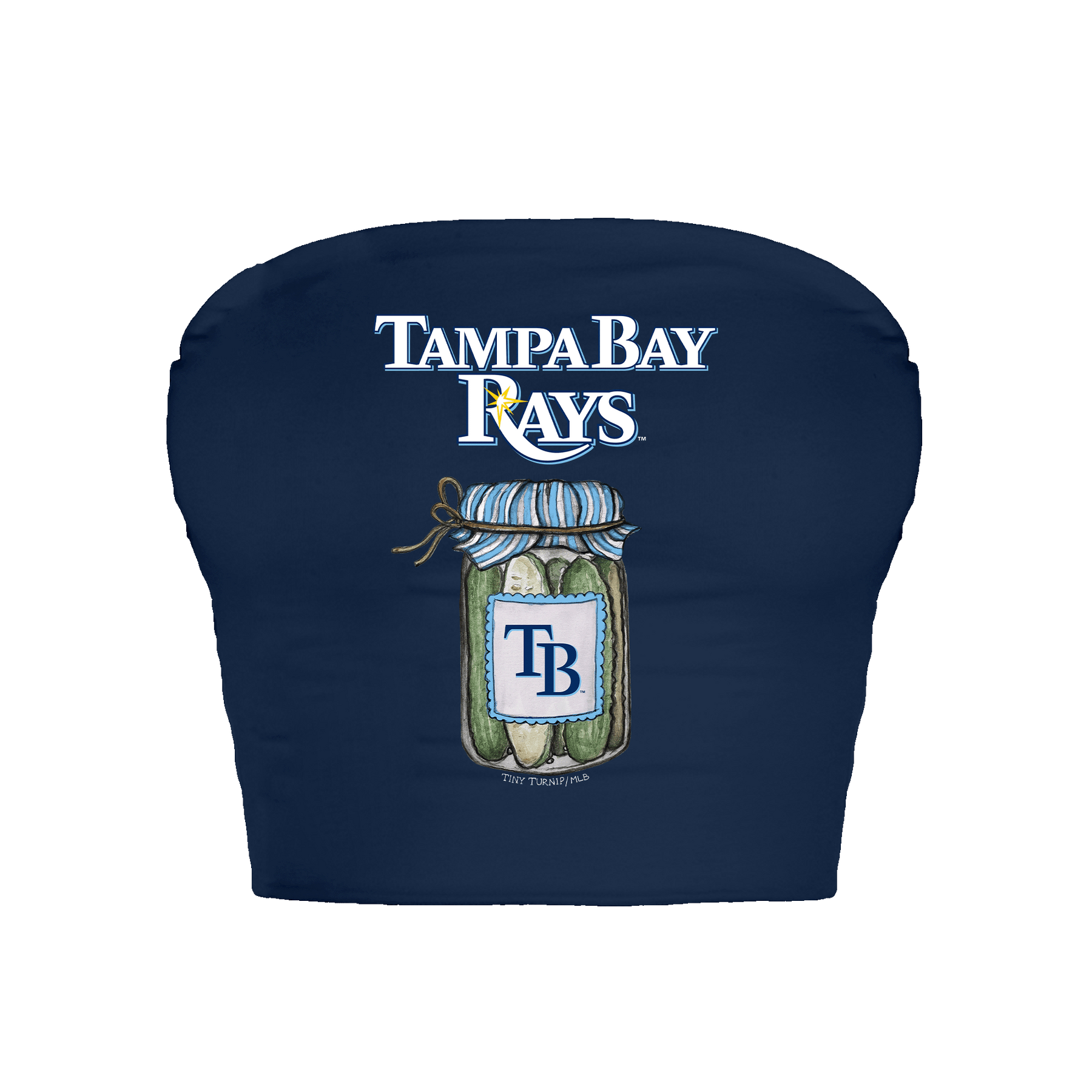 Tampa Bay Rays Pickle Jar Crop Tube Top
