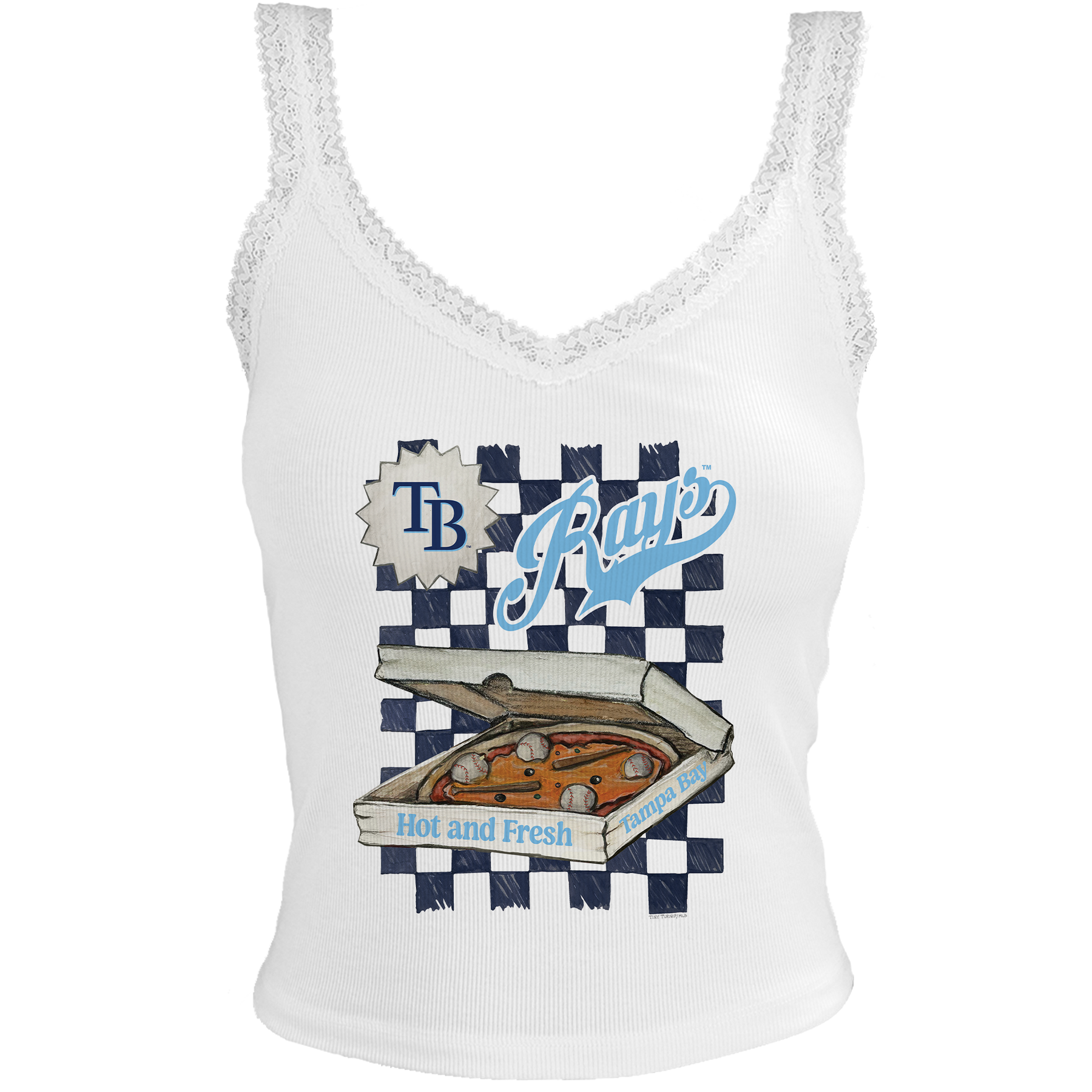 Tampa Bay Rays Pizza Lace Tank