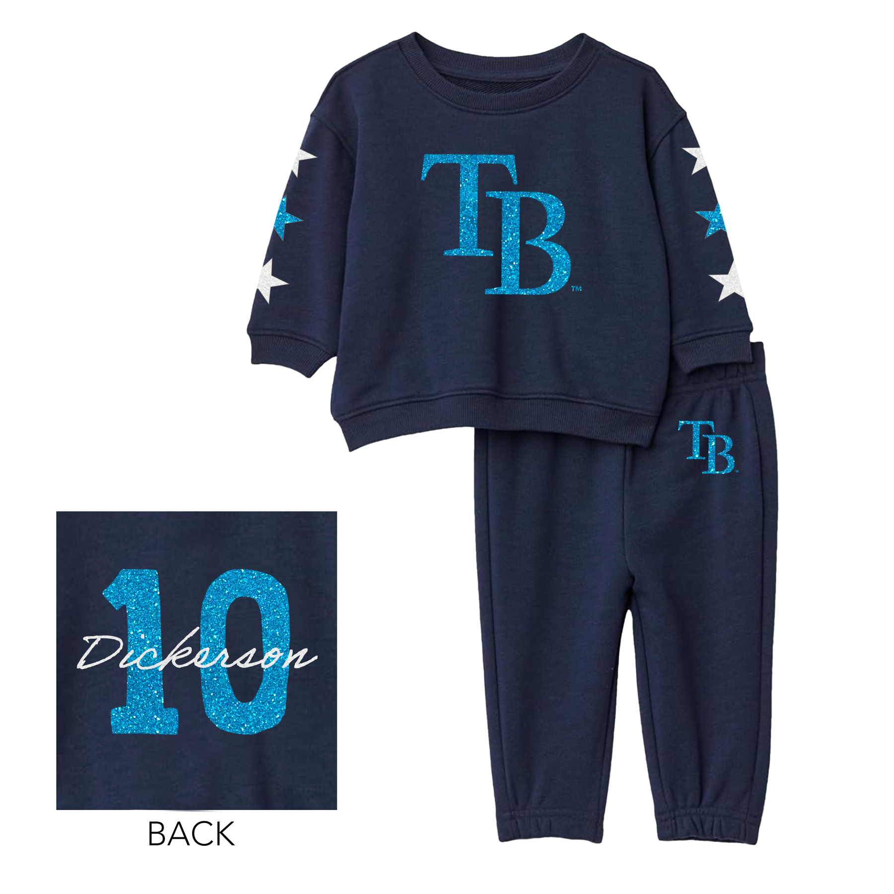 VIP Tampa Bay Rays Postseason '26 Kids Sweat Set - Tiny Turnip