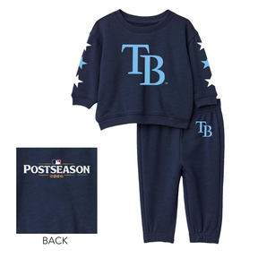 VIP Tampa Bay Rays Postseason '26 Kids Sweat Set - Tiny Turnip