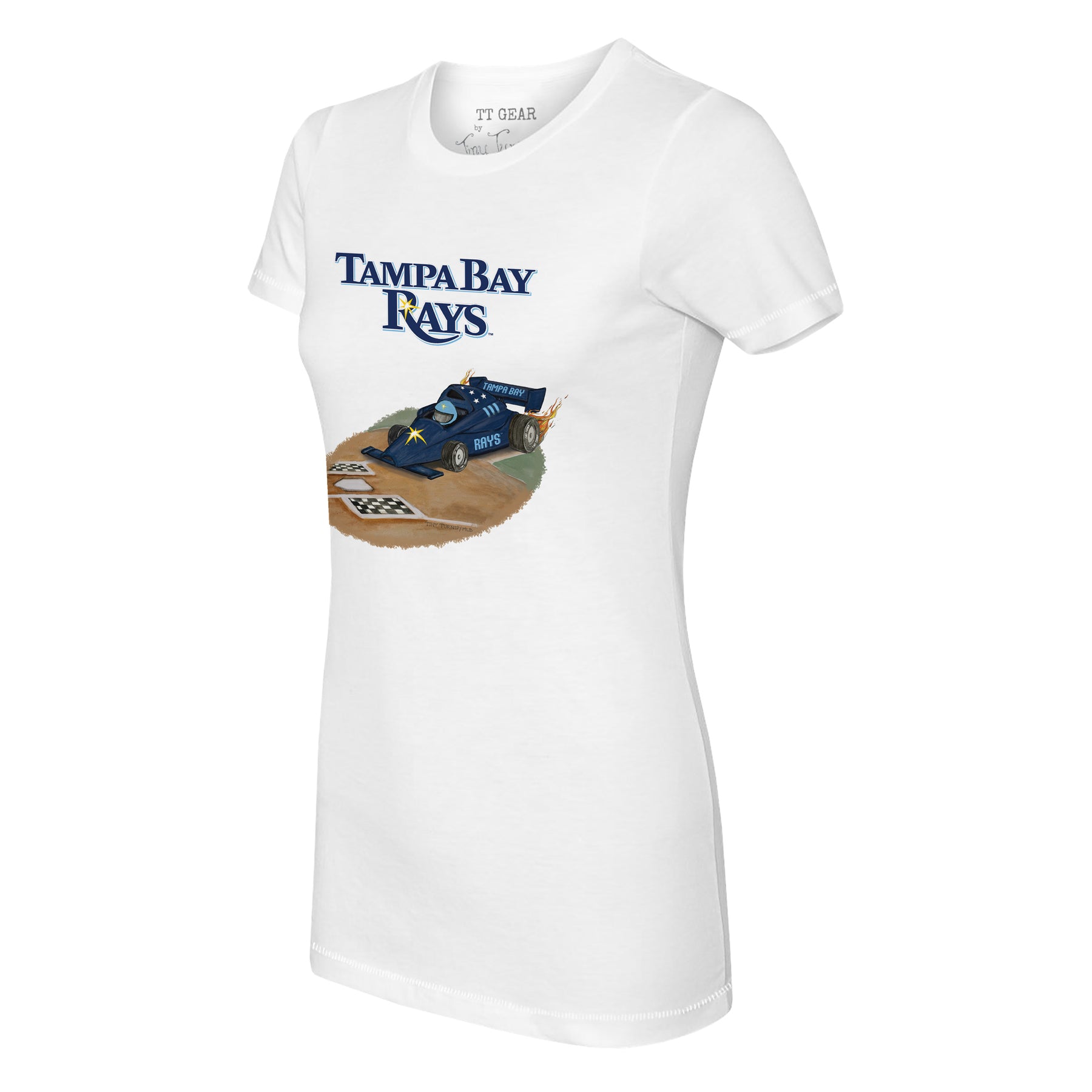 Tampa Bay Rays Race Car Tee Shirt
