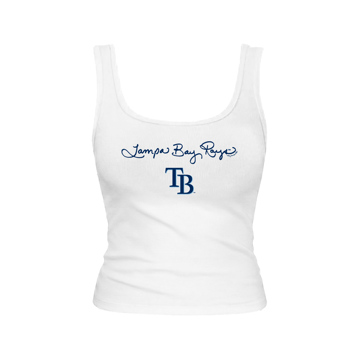 Tampa Bay Rays Logo Script Emmy Tank