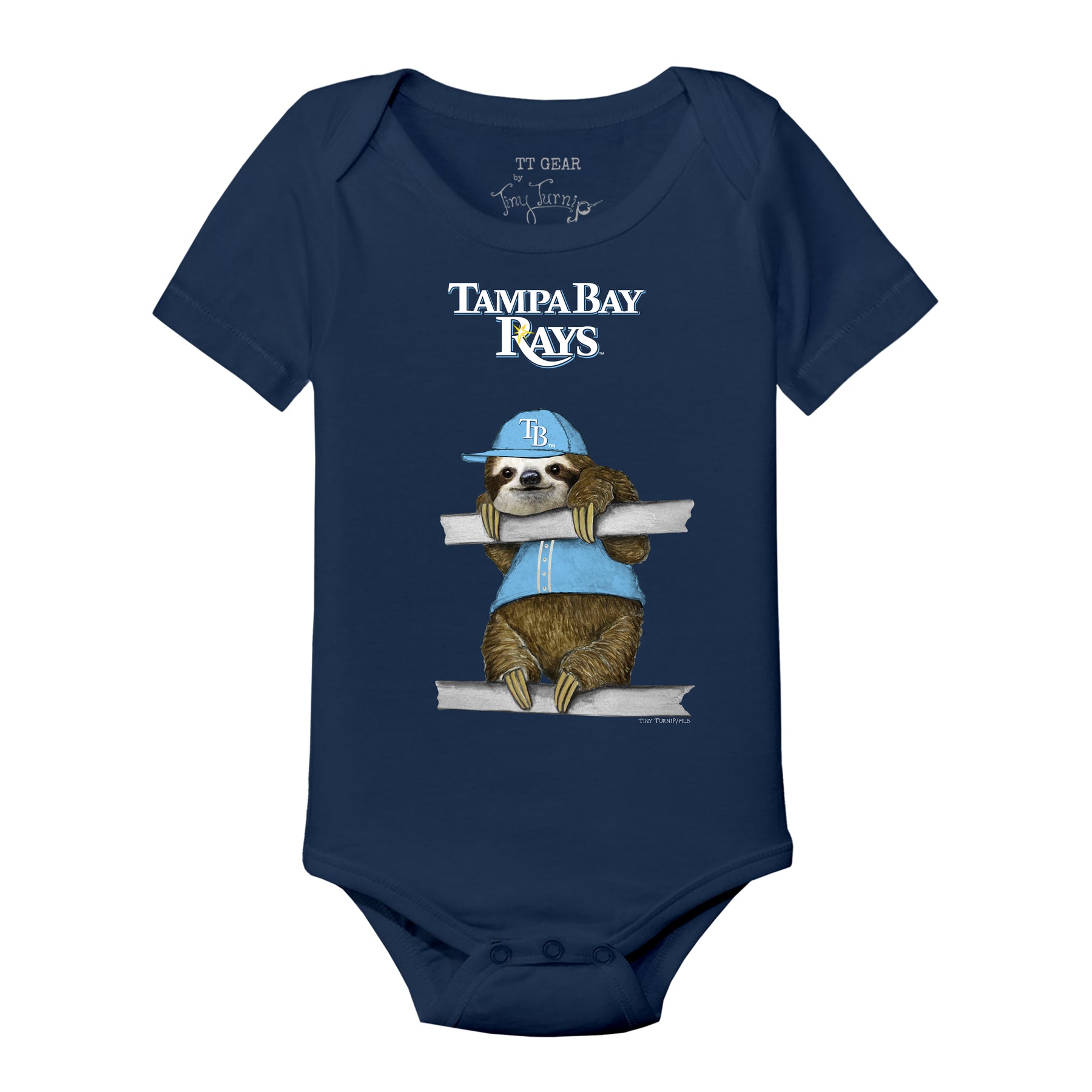 Tampa Bay Rays Sloth Short Sleeve Snapper