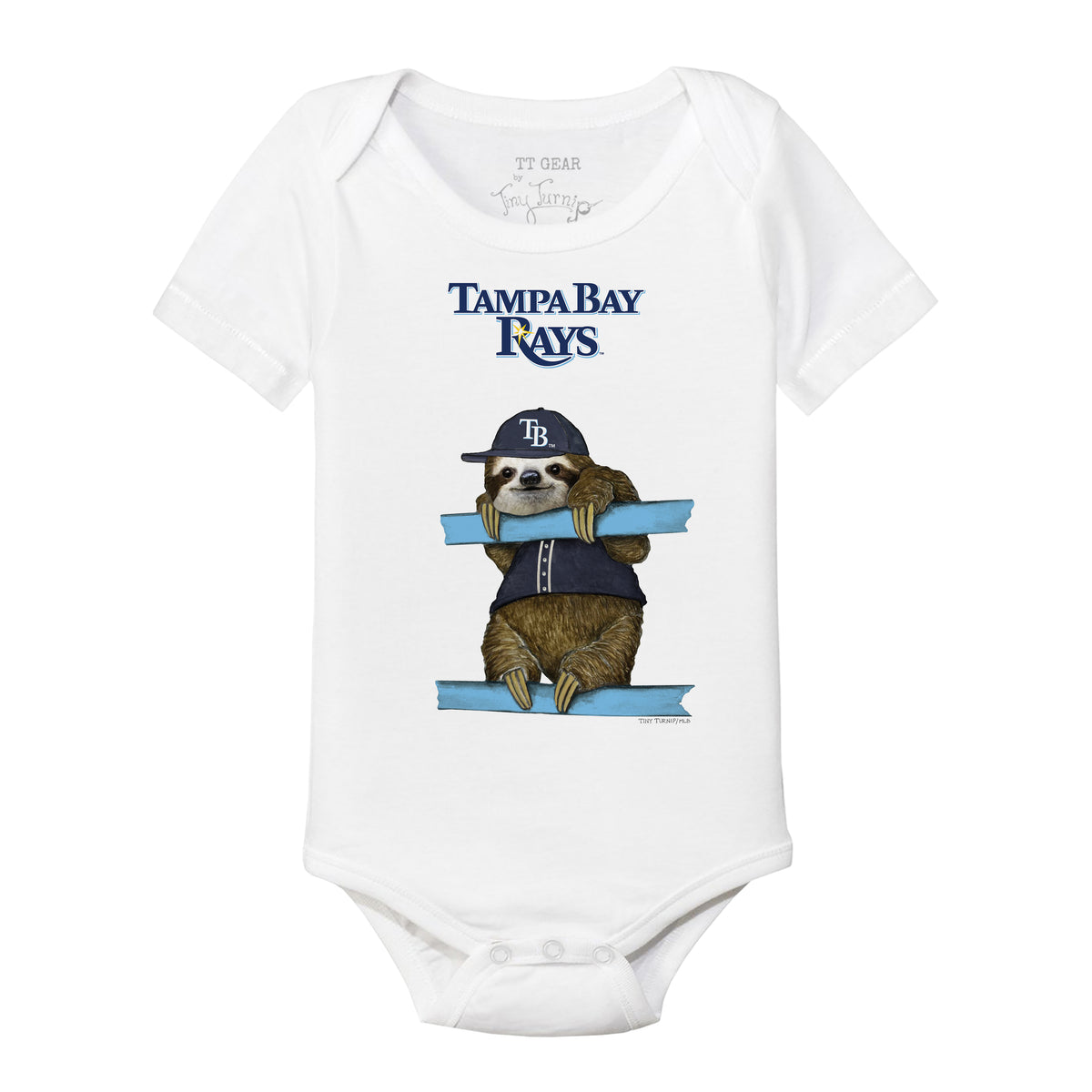 Tampa Bay Rays Sloth Short Sleeve Snapper