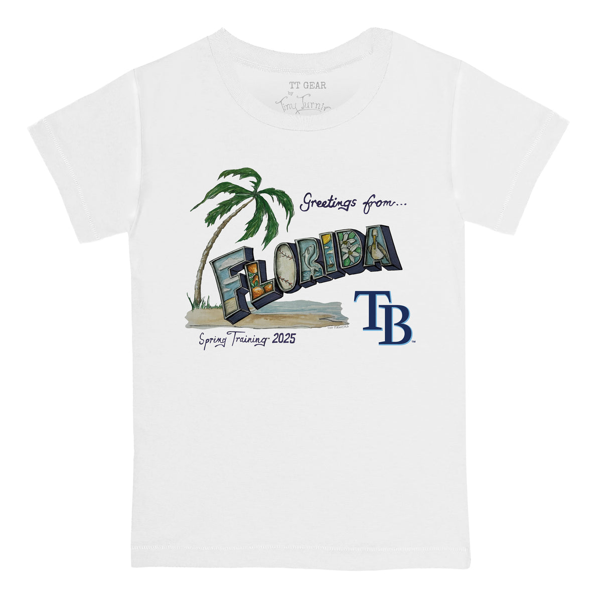 Tampa Bay Rays Spring Training 2025 Tee Shirt